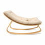 Levo Beech Baby Rocker with Teddy Fur Milk Cushion